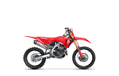 A right facing angle of a Honda CRF250RWE